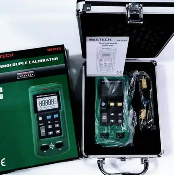 MASTECH MS7220 Портативный профессиональный симулятор термопары, калибратор, измеритель-тестер, работающий с 8 типами термопар