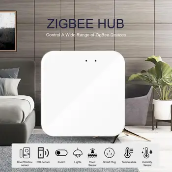 Tuya Smart Home Gateway Zigbee 3.0 Smart Home Bridge WiFi Smart Life Hub Пульт дистанционного управления Работает с Yandex Alexa Google Home