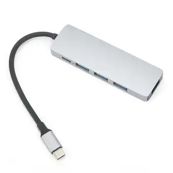 USB C Концентратор USB3.0 USB2.0 PD Порт Type C В Концентратор Конвертер Хорошее Тепловыделение для ноутбука