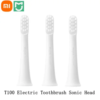100% Электрическая зубная щетка Xiaomi Mijia T100 Sonic Head для взрослых, водонепроницаемая ультразвуковая автоматическая зубная щетка, перезаряжаемая