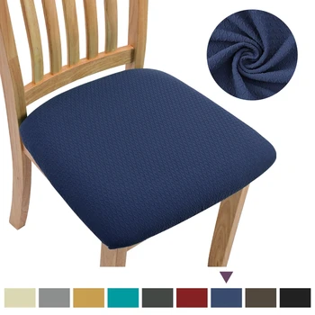 Solid Colors Seat Covers Removable Elastic Dinning Chair Cover Wedding Hotel Banquet Office Чехол на Кресло Офисное