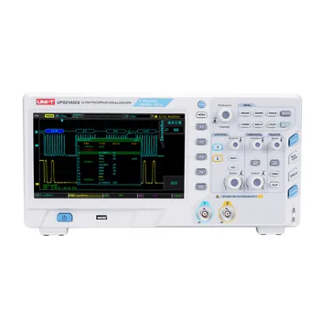 Цифровой флуоресцентный осциллограф UNI-T UPO2102CS UPO2104CS, 2/4 аналоговых канала, полоса пропускания 100 МГц, частота дискретизации 1 Гц/с; 56 мегапикселей.