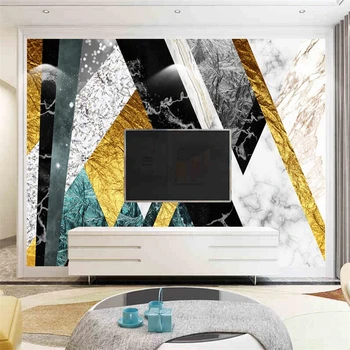beibehang На заказ, современный Простой Абстрактный Геометрический Мраморный телевизор, диван, фон, обои, домашний декор, декор комнаты