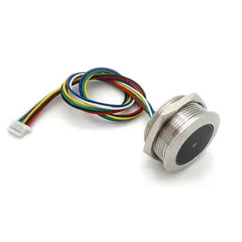 GM861 Металлическое светодиодное Контрольное кольцо с индикаторной лампочкой Интерфейс UART 1D/ 2D Штрих-код QR-код Модуль считывания штрих-кода
