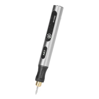 Компактная электрическая шлифовальная ручка Станок для полировки ногтей Металлические надписи Резьба Гравировка Шлифовальное устройство USB Перезаряжаемое