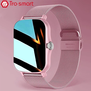 Новые умные часы 2023 года для женщин и мужчин, умные часы с квадратным набором номера, умные часы для Android IOS, фитнес-трекер, бренд Trosmart Y13