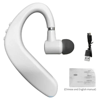 Совместимый с Bluetooth 5.0 беспроводной наушник для вызова HD с микрофоном HIFI Sound, подвешенный к бизнес-уху, эргономичный с одним шумоподавлением