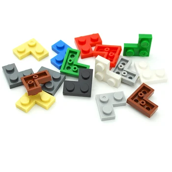 100шт MOC 2420 Тонкая Пластина 2 x 2 Угловых Совместимых Кирпича DIY Assmble Креативный Размер Строительных Блоков Particle Kid Puzzle Toy