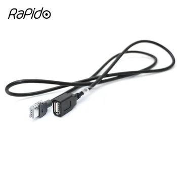 Автомобильный 4-Контактный Кабель-адаптер USB для Peugeot 207 307 308 408 508 Citroen с CD-плеером RD43 RD45 RD9