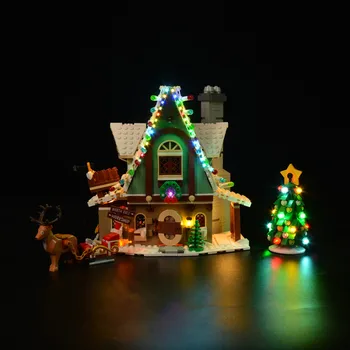 EASYLITE LED Light Set For 10275 Elf Club House Рождественский Подарок Строительные Блоки Игрушки Для Детей Детский Комплект Освещения Без Модели