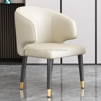 Роскошное офисное кресло в фарфоровой спальне, Современный обеденный Минималистичный дизайн стула, Креативная мебель для ресторана Muebles Para El Hogar
