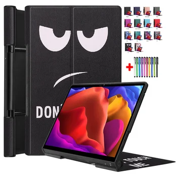 Окрашенный Чехол из Искусственной Кожи Для Lenovo Yoga Pad Pro Case Tablet 13 дюймов 2021 Tablet Funda Для Lenovo Yoga Tab 13 YT-K606F Cover