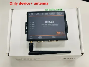 HF2221 Промышленный 2-портовый последовательный сервер Modbus RS232/RS485/RS422 для автоматизации управления устройствами WiFi Ethernet
