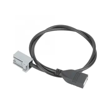 Автомобильный USB AUX Кабель-адаптер Поддерживает MP3 MP4 WMA USB Flash Для MITSUBISHI Outlander ASX Lancer 2009 года выпуска 3911-TFO-003
