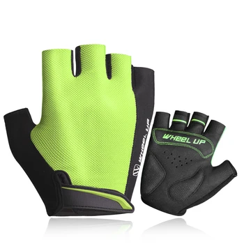 Нескользящие велосипедные перчатки на полпальца MTB, летние противоударные перчатки для спортивного велосипеда, дышащие велосипедные перчатки из лайкры Guantes Ciclismo