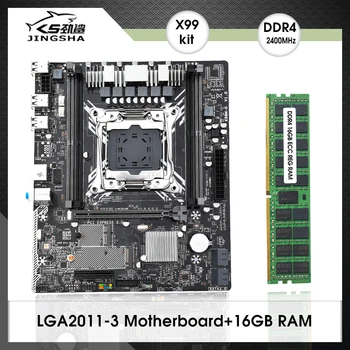 Комплект материнской платы X99 M-G LGA2011-3 с набором памяти DDR4 RECC объемом 1 * 16 ГБ 2400 МГц