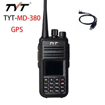 Профессиональная Портативная Рация TYT MD-UV380 All Band Uhf Vhf Мощный Аварийный Радиоприемник Двухстороннее Радио GPS Приемопередатчик