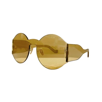 Акриловые линзы, высококачественные Круглые женские оптические очки G736270X07, Зеленые, синие, оранжевые, модные Мужские однотонные солнцезащитные очки