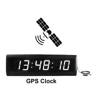 Новое Поступление 2023 года: 1,8-Дюймовые 6-Значные Настенные Спутниковые часы GPS, Атомный Таймер