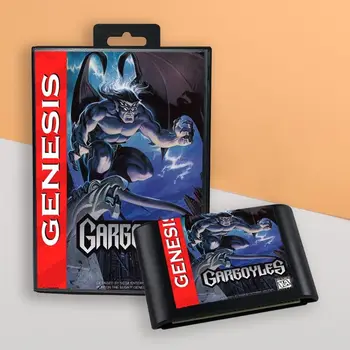 для Gargoyles US Cover 16-битный игровой картридж в стиле ретро для игровых консолей Sega Genesis Megadrive